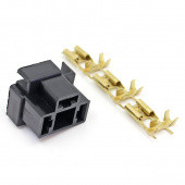 H4BHP: H4 bulb holder - Plastic with brass flag terminals from £2.22 each