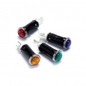 0609: Chrome rimmed panel warning light from £4.40 each