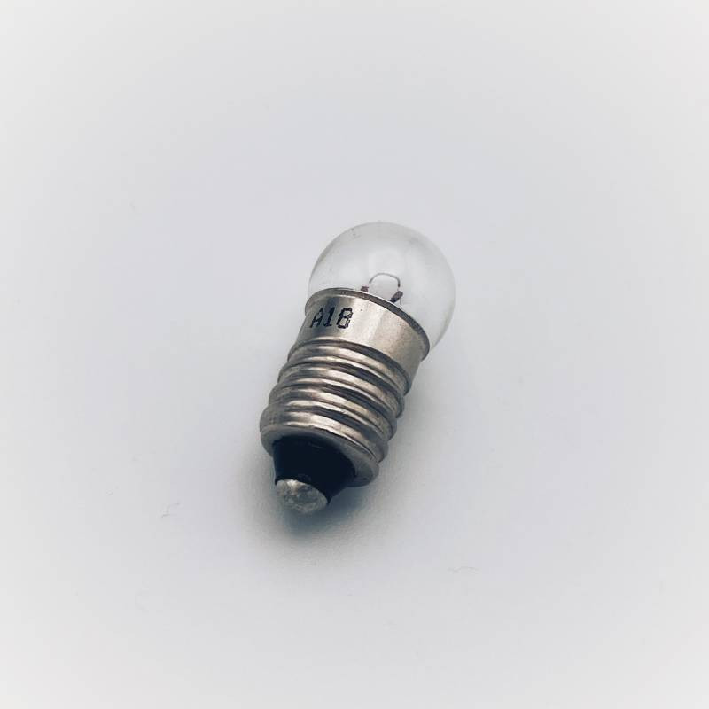 B990B 6 Volt 3W MES E10 base Instrument Panel bulb with 11mm globe All Bulbs Bulbs Classic Bulbs