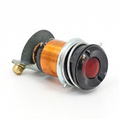 842Blk-R-12V: Ignition/indicator warning lamp equivalent to Lucas WL3 - Black Bezel - Red 12 Volt from £32.88 each