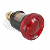 288B: Vintage rear lamp - Equivalent to Lucas L582 type with legal, larger plastic lens - Black body with red main lens and clear side lens from £57.77 each