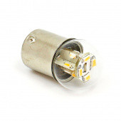 B205LEDWW-A: Warm White 6V LED Warning lamp - SCC BA15S base from £4.64 each