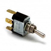 METSW4: Toggle type indicator switch - Metal, heavy duty, On/Off/On from £10.70 each