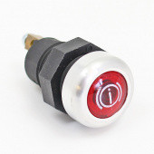 CA1235RBR: Panel mounted warning light - Red, Brake symbol from £7.33 each