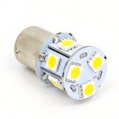 B309ALEDWW: Warm White 12V LED Side lamp - BA15S base from £5.41 each