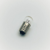 B998: 6 Volt 0.6W MES E10 base Instrument & Panel bulb with 11mm glass globe from £0.89 each