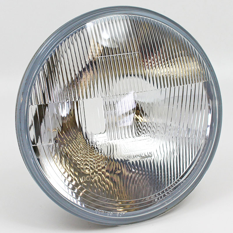 thumbnail image 2 of Wipac 7 Inch Round Halogen Headlamp Kit LHD - Chrome Housing With H4 Bulbs (Pair) 2 of 5