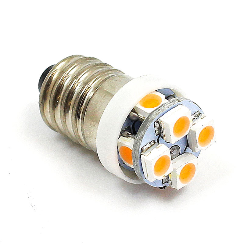 thumbnail image 2 of 2x Warm White 6V E10 Screw Base LED Bulbs – SMD, 100LM – Classic Cars, Scooters, Torches – Valley Lighting 2 of 3