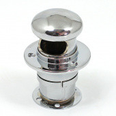 543C: Dash lamp - Vintage pattern, plain top - Chrome from £126.00 each